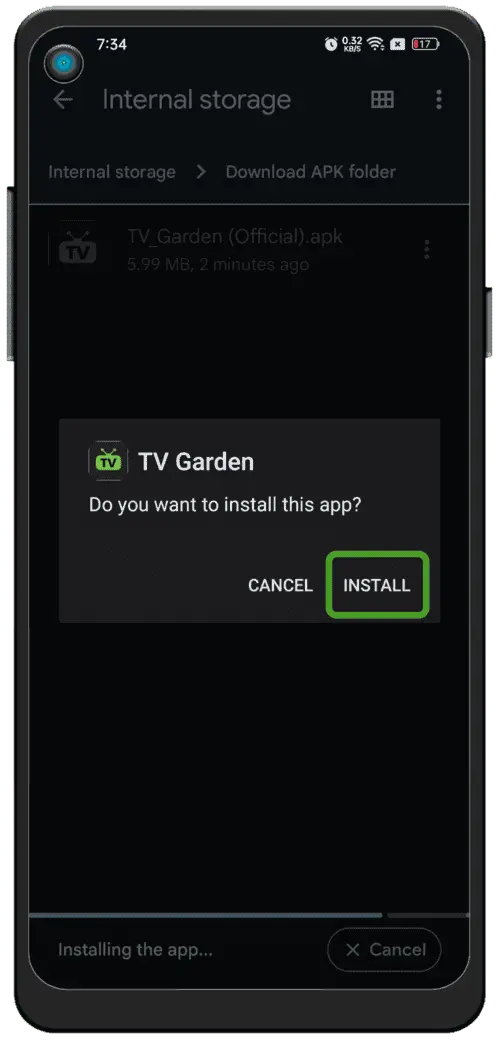 Instalar y Lanzar xmtv